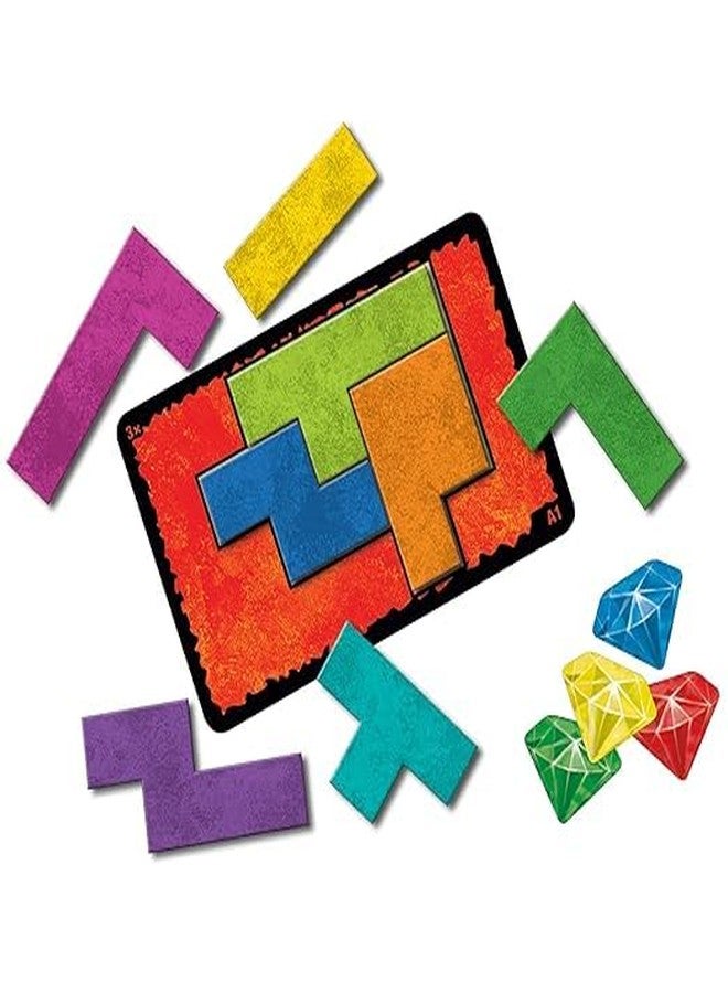 MPS My Party Suppliers 1pack Ubongo- Travel Edition Card Game, Classic Puzzle Game, Card Games to Play with Family, Ubongo Puzzle Game 1-4 Players, Families Fun Board Games, Board Games - Image 4